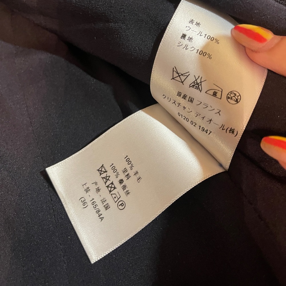 Christian Dior black coat maxi length size 34 dress-like 2016 - Picture 10 of 12